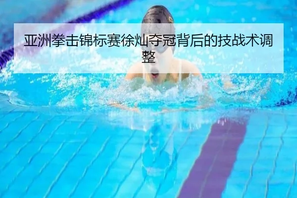 亚洲拳击锦标赛徐灿夺冠背后的技战术调整